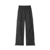 Temporada de primavera y otoño, pantalones cargo modernos y elegantes para adolescentes varones, adecuados para estudiantes de secundaria, con un diseño deportivo, de pierna recta y casual.