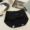 Pantaletas de seda de hielo sin costuras con estampado de cielo estrellado y algodón puro de tiro bajo para mujer, nuevo estilo 2026, con un sutil brillo, transpirables, cómodas y adecuadas para primavera y verano