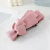 Pinza para el Cabello de Satén con Lazo Estilo Coreano, de Alta Gama, Exquisita, para Mujer, Pinza de Garra para la Parte Trasera de la Cabeza, Pinza para Cola de Caballo, Accesorio para el Cabello, Pinza Banana