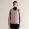 Cárdigan corto de punto para mujer, nuevo estilo de otoño, juvenil y elegante, perfecto para principios de primavera, top y prenda exterior con estilo, estilo ins 19767