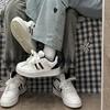 Sapatos Mocassins Espessos Estilo Chinês Ins Nicho Alto Valor para Homens e Mulheres, Tênis Skate Ultra Macios Estilosos, Sapatos Brancos de Cano Baixo