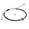 Pulsera Explosiva Europea y Americana ins Cuentas de Vidrio Cuentas de Cobre Ojos de Demonio Ajustable Tejida a Mano Cuerda de Mano para Transfronteriza