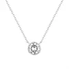 Venta Caliente Transfronteriza Collar de Zirconia Única Tendencia de Moda Estilo Sencillo para el Trabajo Zirconia Redonda Joyería para Mujer