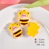 Accesorios de pegamento de crema de dibujos animados, abeja, animal pequeño, funda de teléfono casera, caja de almacenamiento, joyería de bricolaje, accesorios de resina al por mayor