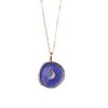 Joyería Transfronteriza Europea y Americana, Collar de Aleación a la Moda y Único con Goteo de Aceite Redondo Relámpago Corazón Estrella Horizontal y Vertical Luna