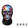 Máscara Balaclava de Calavera con Malla Estampada para Halloween Europea y Americana Transfronteriza, Divertido Gorro, Parasol