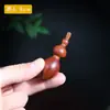 Adorno de Calabaza Tesoro Rojo para Jugar en la Mano, Pieza de Mano de Calabaza Vientre de Hormiga, Colgante de Fortuna y Prosperidad