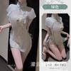 Sansheng Yin Uniforme Sexy Caliente Perspectiva Cuello Vertical Clásico Interesante Cheongsam Bordado Dividido Traje Gratis 8565