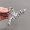 Pinza para el Cabello Metálica con Borla y Diseño de Espiga de Trigo, Pinza para el Cabello Exquisita de Gama Alta Completamente Diamantada para Peinados Recogidos en la Parte Trasera de la Cabeza, Accesorios para el Cabello al por Mayor