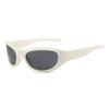 Gafas de Sol Mismo Estilo que Jenine Y2K Retro Sexy Sentido de Tecnología Futura Ciclismo al Aire Libre Gafas de Sol de Gama Alta para Mujeres