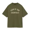 Marca Americana Tendência Essenciais Camiseta Casual Solta de Manga Curta com Estampa de Letras para Homens e Mulheres Tops de Casal