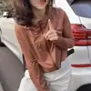 Chaqueta con capucha y cremallera de diseño estilo europeo para protección solar para mujer, Top deportivo casual de verano elegante que reduce la edad, Secado rápido