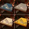 Cadeira de sequoia com almofada de látex, conjunto de mesa de chá e cadeiras de madeira maciça antiderrapante de estilo chinês de alta qualidade, incluindo almofadas de assento e almofadas de encosto estilo oficial