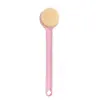 Cepillo de Baño Sencillo, Raspador de Espalda, Cepillo de Baño de Mango Largo con Cerdas Suaves, Cepillo de Limpieza de Mango Recto, Cepillo Corporal, Raspador de Baño