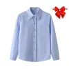 Camisas Blancas para Niños, Conjuntos de Camisas de Manga Larga para Niños, Uniformes Escolares Primarios, Camisas Blancas para Niñas, Atuendos de Presentación para Niños Mayores