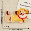 Parche Bordado Original Duo Cool Bordado Accesorios para Prendas Diy Accesorios para Cuenta de Mano Parche Dibujo Animado Perro Salchicha Parche de Tela