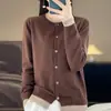 Cárdigan Fino de Punto de Imitación de Dos Piezas Transfronterizo Primavera 2026 para Mujer, Abrigo Suéter con Bloques de Color, Top Holgado de Manga Larga para Superponer