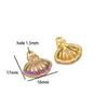Pingente Borboleta Exquisito em Aço Inoxidável Dourado com Strass para DIY Colar Pulseira Acessórios de Vestuário Joias Atacado Transfronteiriço