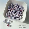 Cerámica Alta Temperatura Esmalte de Floración Retro Tubo Cilíndrico Cuentas DIY Hecho a Mano Collar Pulsera de Cuentas Materiales Accesorios de Joyería