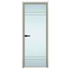 Puerta de Baño Muy Estrecha Puerta de Inodoro Casual Puerta de Baño Aleación de Aluminio Changhong Arena al Óleo Puerta de Vidrio Templado