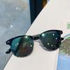 Gafas de sol de liquidación sin devolución, buenos productos, gafas de sol clásicas con detección de fugas, productos de cola de fábrica, procesamiento de color roto, gafas de moda