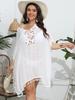 Vestido Feminino Transfronteiriço Europeu e Americano Plus Size Mulheres Crochê Patchwork Tassel Beach Bikini Blusa 201240