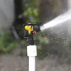 Aspersor de Enchufe de Plástico Ajustable Aspersor Giratorio de 360 Grados Aspersor de Césped de Balancín para Cultivar Verduras y Flores