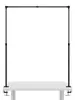 Soporte para Colgar Banners Publicitarios, Exhibidor, Poste para Letrero de Banner de Mercado Nocturno, Pinza para Escritorio, Lámpara Telescópica para Puesto Callejero