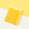 Pincel de Delineador de Fibra Sólida Haste de Cristal Cross Factory, Caneta Iluminadora para Abaixo dos Olhos, Caneta Delineadora de Lábios, Portátil, 50 Peças