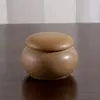 Pequeno mini pote de cerâmica para chá, frasco de creme labial, pote para pomada, pílulas, bálsamo cosmético, armazenamento de pó, pote selado