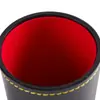 Taza para Dados y Juego de Dados para Juegos de Entretenimiento, Piel Sintética con Forro de Terciopelo, Agitador Silencioso de Dados, Taza para Dados para Agitar Dados