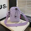 Bolso de Hombro Pequeño de Nuevo Estilo Transfronterizo, Bolso Cubo con Cierre de Cordón Estilo Coreano, Bolso de Hombro Simple, Moderno y Versátil para Viaje, Bolso para Teléfono Móvil