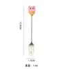 Set de Cuchara y Tenedor de Acero Inoxidable con Mango de Animal Creativo, Cuchara y Tenedor de Postre de Animales de Dibujos Animados Lindos