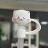 En stock Venta al por mayor barato tapón de pajita de silicona tapa antipolvo para pajita celebridad de internet tapón antipolvo para bebida funda de silicona para pajita