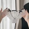 Mousse de Chá Doce~Renda Sexy Francesa Menina da Luxúria Pura Roupa Íntima Luxúria Pura Respirável e Confortável Calcinha de Cintura Baixa para Meninas