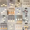 Nuevo Lámpara Colgante para Comedor Tres Cabezas Simple Mesa de Comedor Sala de Estar Celebridad de Internet Dormitorio Mesita de Noche Lámpara Colgante Pequeña Lámpara Creativa para Barra de Bar Arte de Madera y Hierro