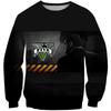 Sudadera con Capucha de Cuello Redondo Serie Urbana Sinterizada Transfronteriza Europea y Americana Sudadera Personalizada con Impresión 3D Jersey Sudadera de Cuello Redondo
