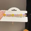Pulseira geométrica extensível com zircônia banhada a ouro 18k real, moderna e versátil, luxo leve com um toque de alta qualidade