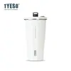 Tyeso Nueva Taishuo Taza de Café Taza Térmica con Popote en Forma de Diamante Taza de Agua para Niñas de Apariencia Elegante Gran Capacidad Taza para Coche