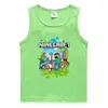 Chal de Verano 2026 para Niños Estilo Coreano Algodón Casual Camiseta Interior Absorbente de Sudor Color Sólido Dulce Sin Mangas Sudadera para Niños