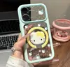 El Soporte de Espejo para Gato se vuelve compatible con el Estuche Cielo Estrellado Dopamina para iPhone 17promax 16 de Apple