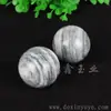 Processamento de fábrica de bolas de jade, bola de handebol de jade para fitness personalizada, processamento e produção de artesanato de mármore