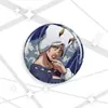 Broche de desenho animado de Jojo's Fantastic Adventure com laser, tamanho 58-75mm.