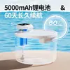 Dispensador de Agua Inalámbrico para Gatos, Dispensador de Agua para Mascotas No Eléctrico, Dispensador de Agua para Mascotas de Temperatura Constante Circulante