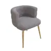 Sofá perezoso de lana de cordero de moda, silla de manicura, silla de computadora para niñas, sofá individual para vestidor, tocador de maquillaje