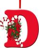 Adornos colgantes con letras en inglés, acrílicos, planos, para árbol de Navidad, decoración para fiestas en casa, regalos, nuevos y creativos, transfronterizos