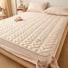 Lençol de cama impermeável acolchoado Tipo A, protetor de colchão de solteiro, capa de cama Simmons, protetor contra urina, lavável à máquina, capa de poeira espessa