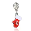 Huiyue exportadores fabricantes de acessórios atacado luvas pingente contas de furo grande Natal pan acessórios para pulseira DIY
