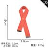 Cinta de Lona DIY con Etiquetas Coloridas para Equipaje, Llavero y Hebilla en Estilo Ins