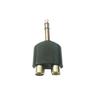 6.5 Gire o lótus duplo um minuto dois macho e fêmea divisor plug adaptador de áudio/áudio 1 minuto 2